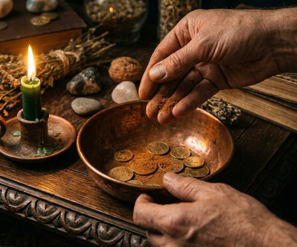 Money spells ritual